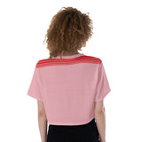 MOE Woman's Cropped Jersey - Vintage Pink